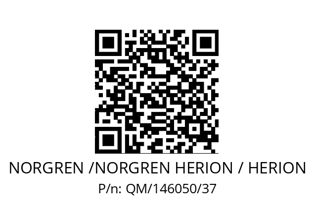   NORGREN /NORGREN HERION / HERION QM/146050/37