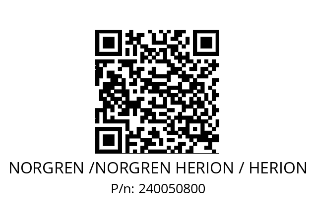   NORGREN /NORGREN HERION / HERION 240050800