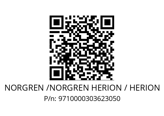   NORGREN /NORGREN HERION / HERION 9710000303623050