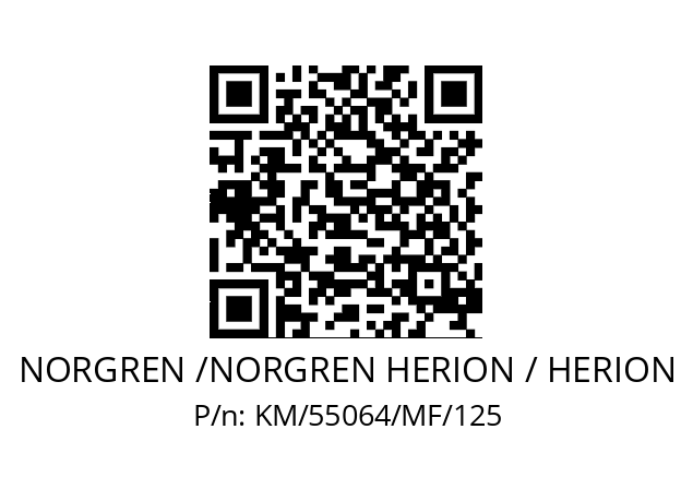   NORGREN /NORGREN HERION / HERION KM/55064/MF/125