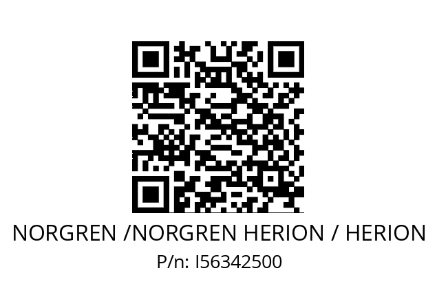   NORGREN /NORGREN HERION / HERION I56342500