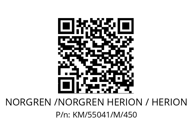   NORGREN /NORGREN HERION / HERION KM/55041/M/450