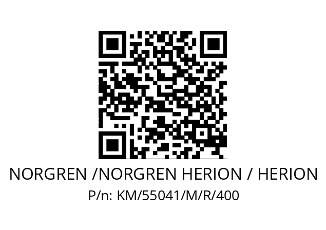   NORGREN /NORGREN HERION / HERION KM/55041/M/R/400