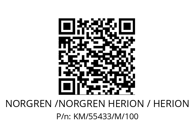   NORGREN /NORGREN HERION / HERION KM/55433/M/100