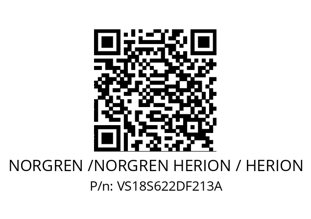   NORGREN /NORGREN HERION / HERION VS18S622DF213A