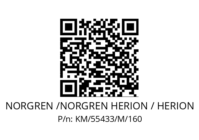   NORGREN /NORGREN HERION / HERION KM/55433/M/160