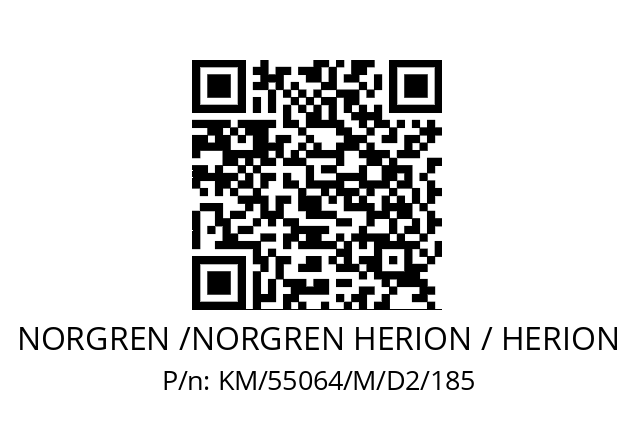   NORGREN /NORGREN HERION / HERION KM/55064/M/D2/185