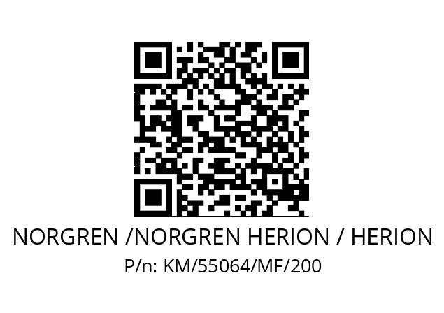   NORGREN /NORGREN HERION / HERION KM/55064/MF/200