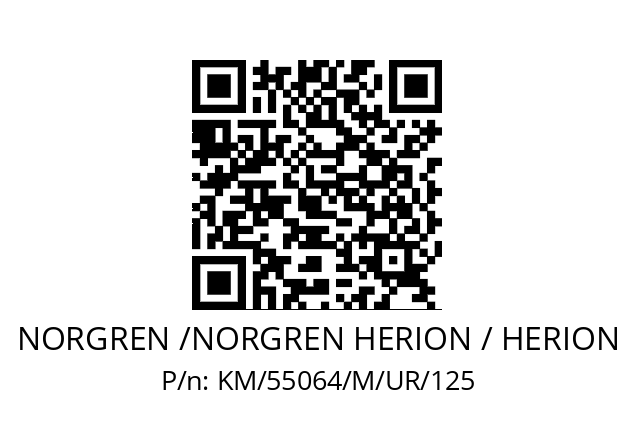   NORGREN /NORGREN HERION / HERION KM/55064/M/UR/125