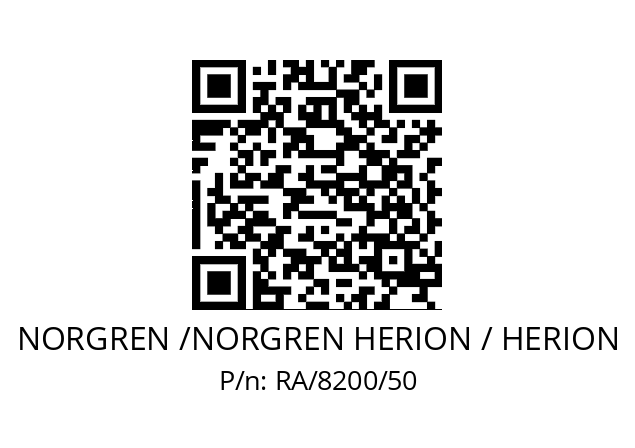   NORGREN /NORGREN HERION / HERION RA/8200/50