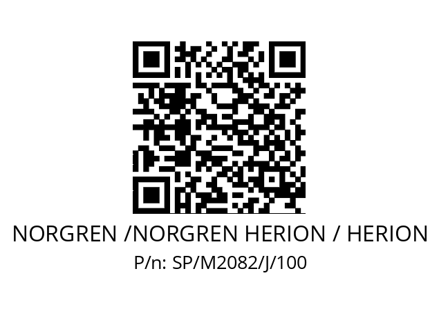   NORGREN /NORGREN HERION / HERION SP/M2082/J/100