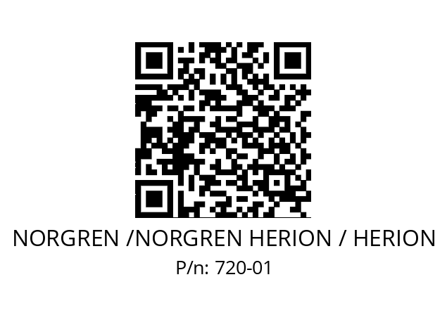   NORGREN /NORGREN HERION / HERION 720-01