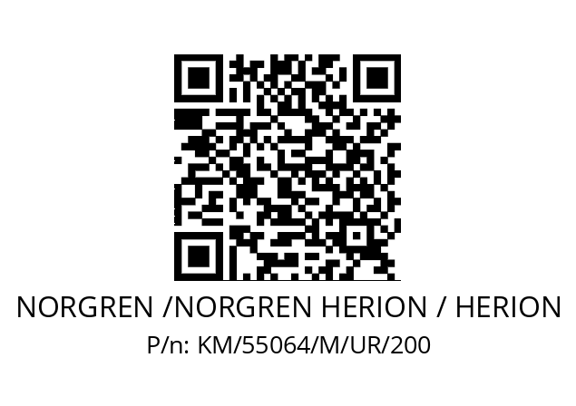   NORGREN /NORGREN HERION / HERION KM/55064/M/UR/200