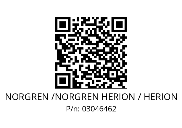   NORGREN /NORGREN HERION / HERION 03046462