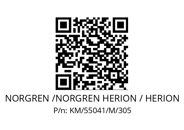   NORGREN /NORGREN HERION / HERION KM/55041/M/305