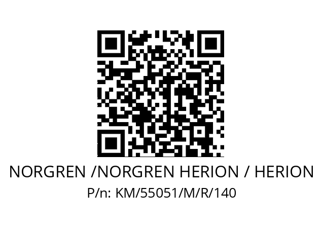   NORGREN /NORGREN HERION / HERION KM/55051/M/R/140