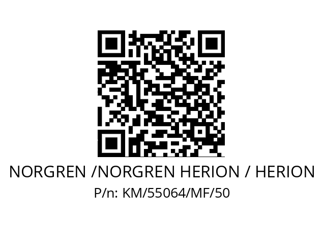   NORGREN /NORGREN HERION / HERION KM/55064/MF/50