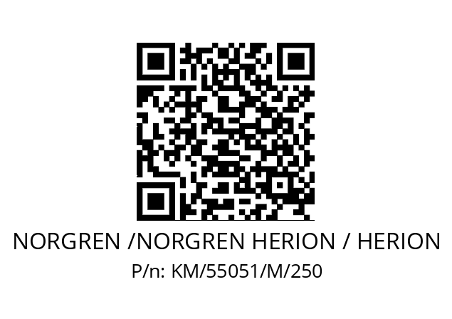   NORGREN /NORGREN HERION / HERION KM/55051/M/250