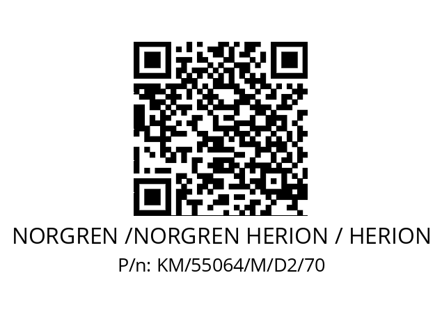   NORGREN /NORGREN HERION / HERION KM/55064/M/D2/70