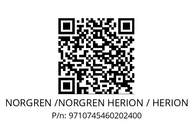   NORGREN /NORGREN HERION / HERION 9710745460202400