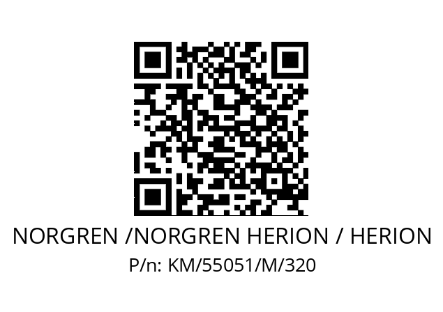   NORGREN /NORGREN HERION / HERION KM/55051/M/320