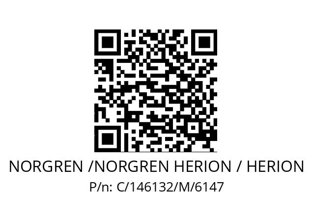   NORGREN /NORGREN HERION / HERION C/146132/M/6147