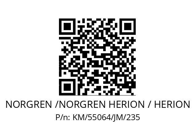   NORGREN /NORGREN HERION / HERION KM/55064/JM/235