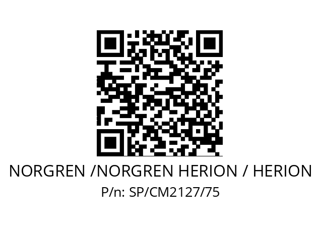   NORGREN /NORGREN HERION / HERION SP/CM2127/75