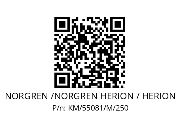   NORGREN /NORGREN HERION / HERION KM/55081/M/250