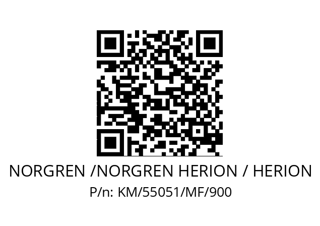   NORGREN /NORGREN HERION / HERION KM/55051/MF/900