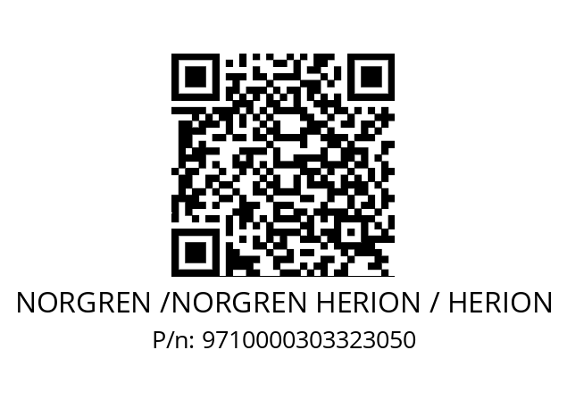   NORGREN /NORGREN HERION / HERION 9710000303323050