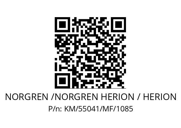   NORGREN /NORGREN HERION / HERION KM/55041/MF/1085