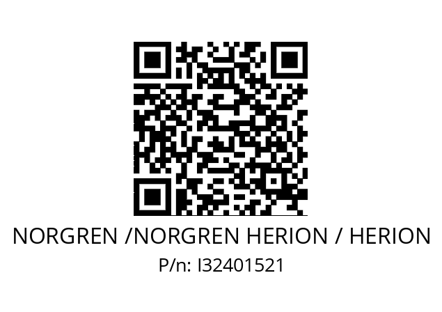   NORGREN /NORGREN HERION / HERION I32401521