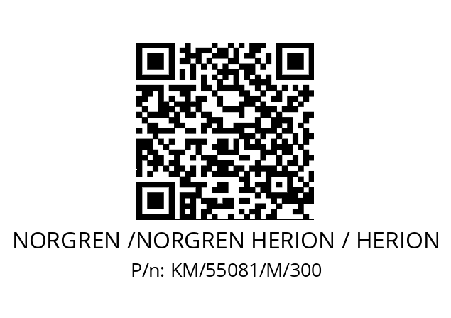   NORGREN /NORGREN HERION / HERION KM/55081/M/300