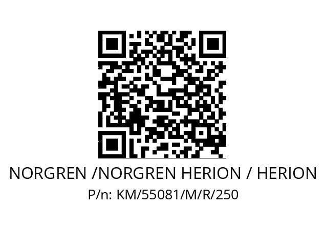   NORGREN /NORGREN HERION / HERION KM/55081/M/R/250