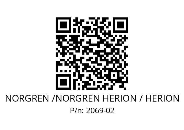   NORGREN /NORGREN HERION / HERION 2069-02