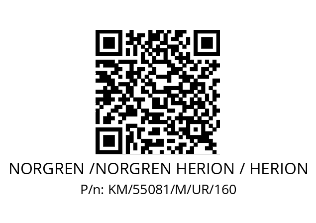   NORGREN /NORGREN HERION / HERION KM/55081/M/UR/160