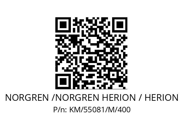   NORGREN /NORGREN HERION / HERION KM/55081/M/400