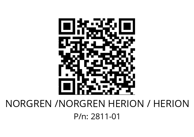   NORGREN /NORGREN HERION / HERION 2811-01