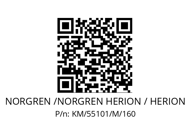   NORGREN /NORGREN HERION / HERION KM/55101/M/160