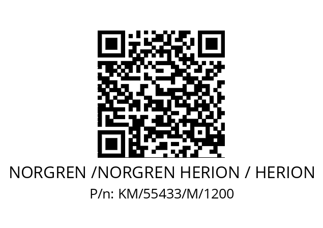   NORGREN /NORGREN HERION / HERION KM/55433/M/1200