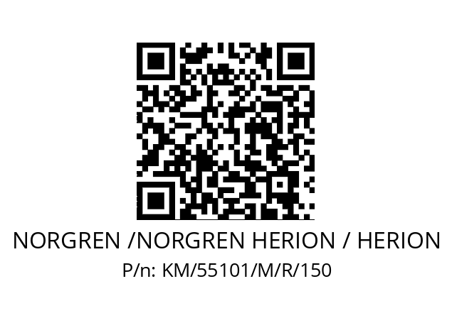   NORGREN /NORGREN HERION / HERION KM/55101/M/R/150