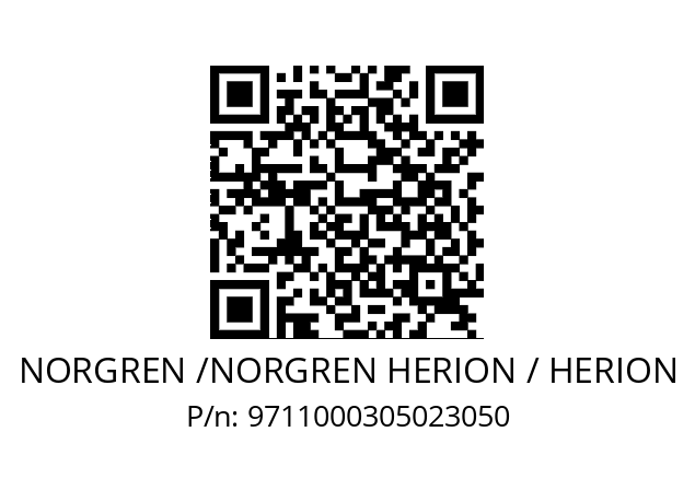   NORGREN /NORGREN HERION / HERION 9711000305023050