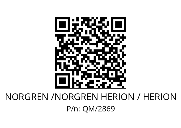   NORGREN /NORGREN HERION / HERION QM/2869