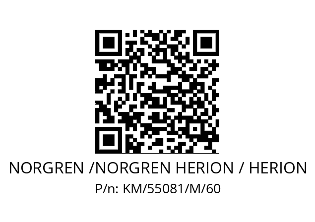   NORGREN /NORGREN HERION / HERION KM/55081/M/60