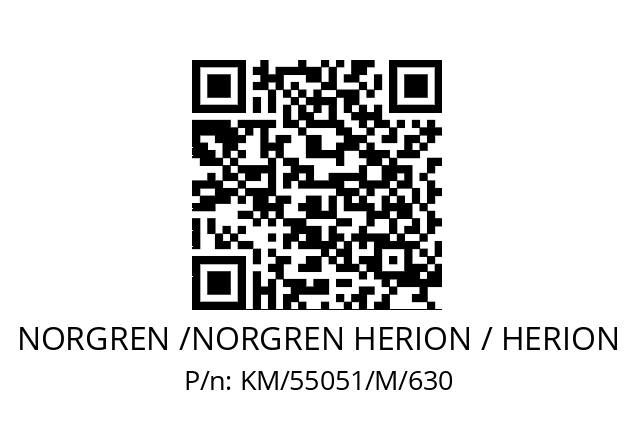   NORGREN /NORGREN HERION / HERION KM/55051/M/630