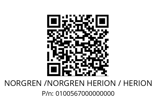   NORGREN /NORGREN HERION / HERION 0100567000000000