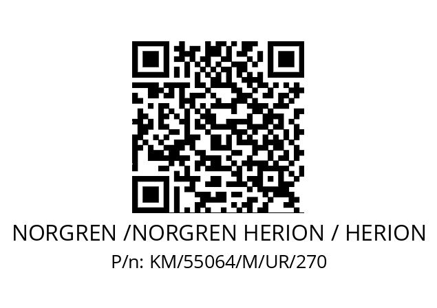   NORGREN /NORGREN HERION / HERION KM/55064/M/UR/270