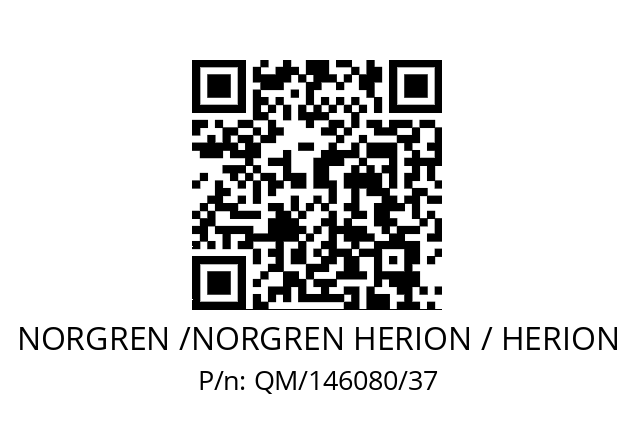   NORGREN /NORGREN HERION / HERION QM/146080/37