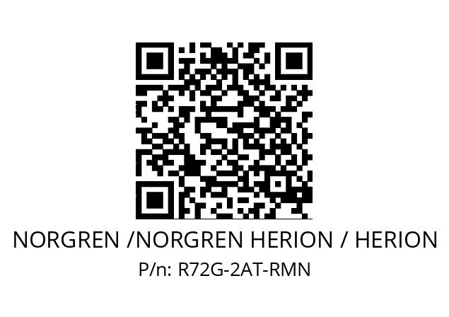   NORGREN /NORGREN HERION / HERION R72G-2AT-RMN